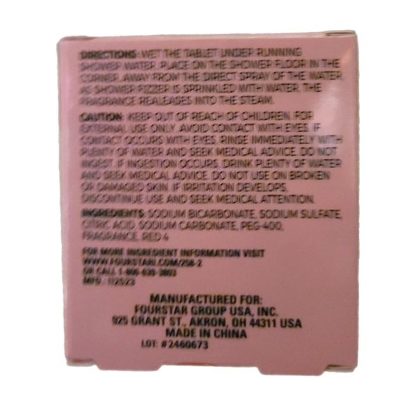 2/$6 B•Pure Shower Steamers Strawberry Scented - Picture 2 of 5